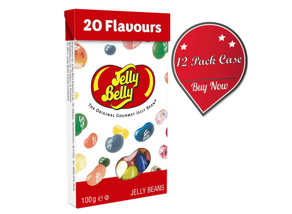 Jelly Belly 20 Assorted Mix 100g Flip Top Box multipack offer