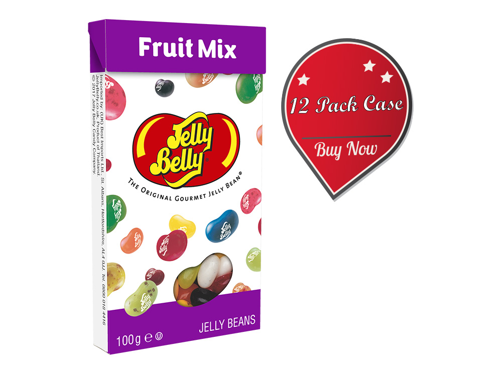 Jelly Belly 100g Fruit Mix flip top box offer