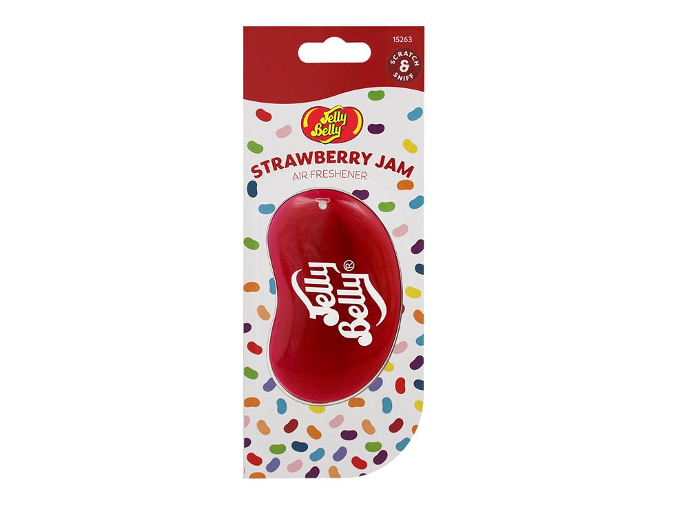 Car Air Freshener-STRAWBERRY JAM - Jelly Belly UK