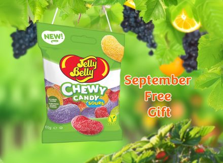 September Freebie Chewy Sours 60g Bag