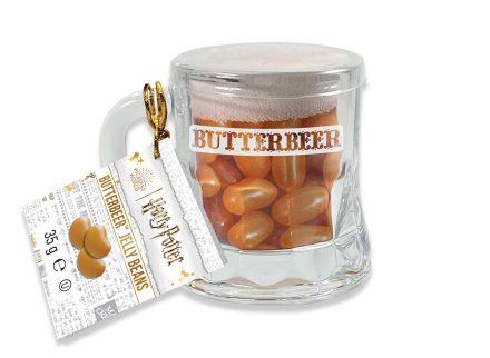 Jelly Belly Harry Potter Butterbeer Chewy Candy Mini Glass Mug 35g