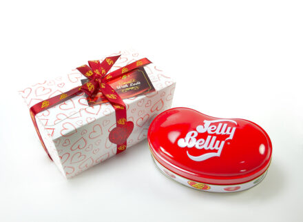 Jelly Belly 200g Tin Heart Ballotin